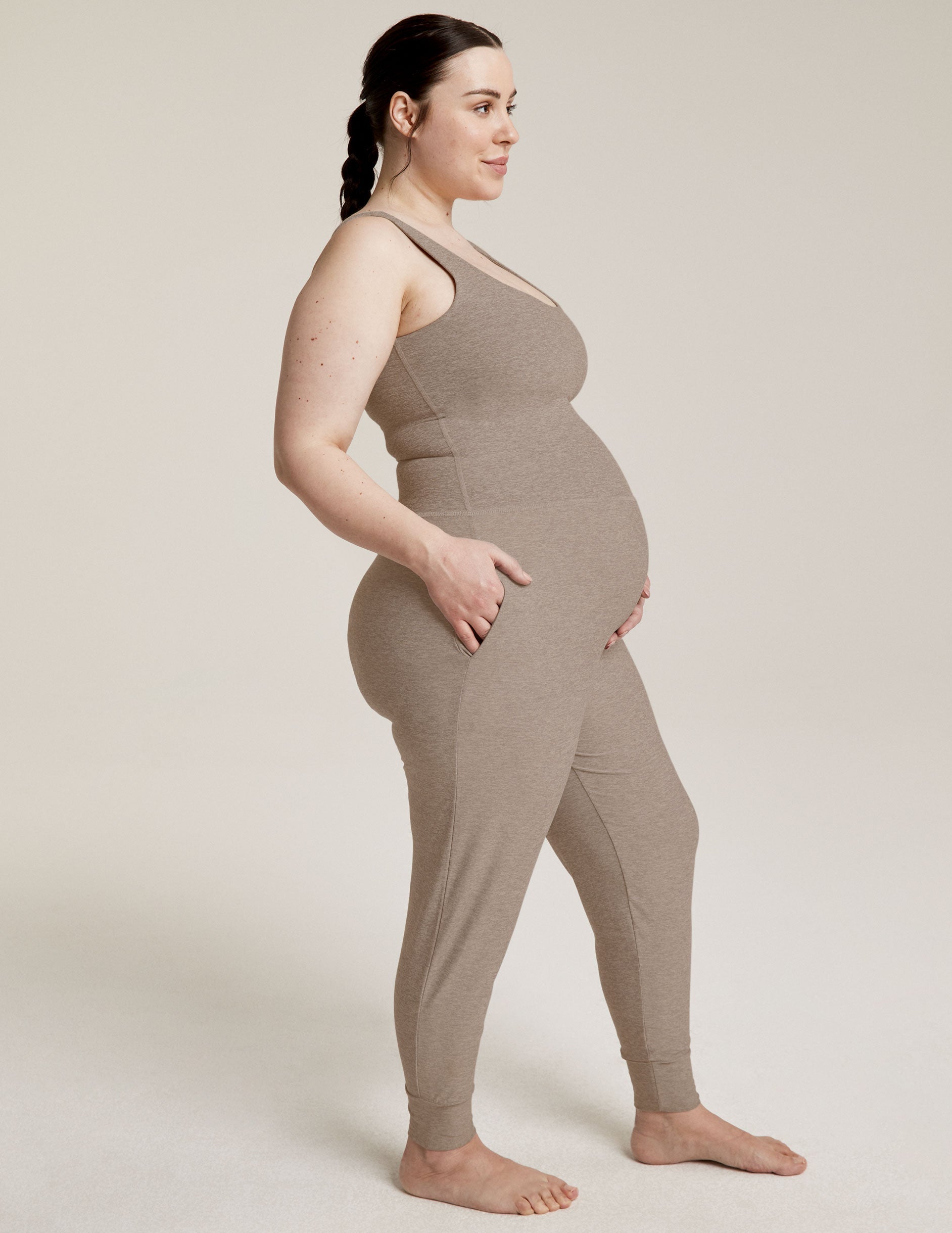 Beyond Yoga Spacedye Grow In Comfort Maternity Jumpsuit