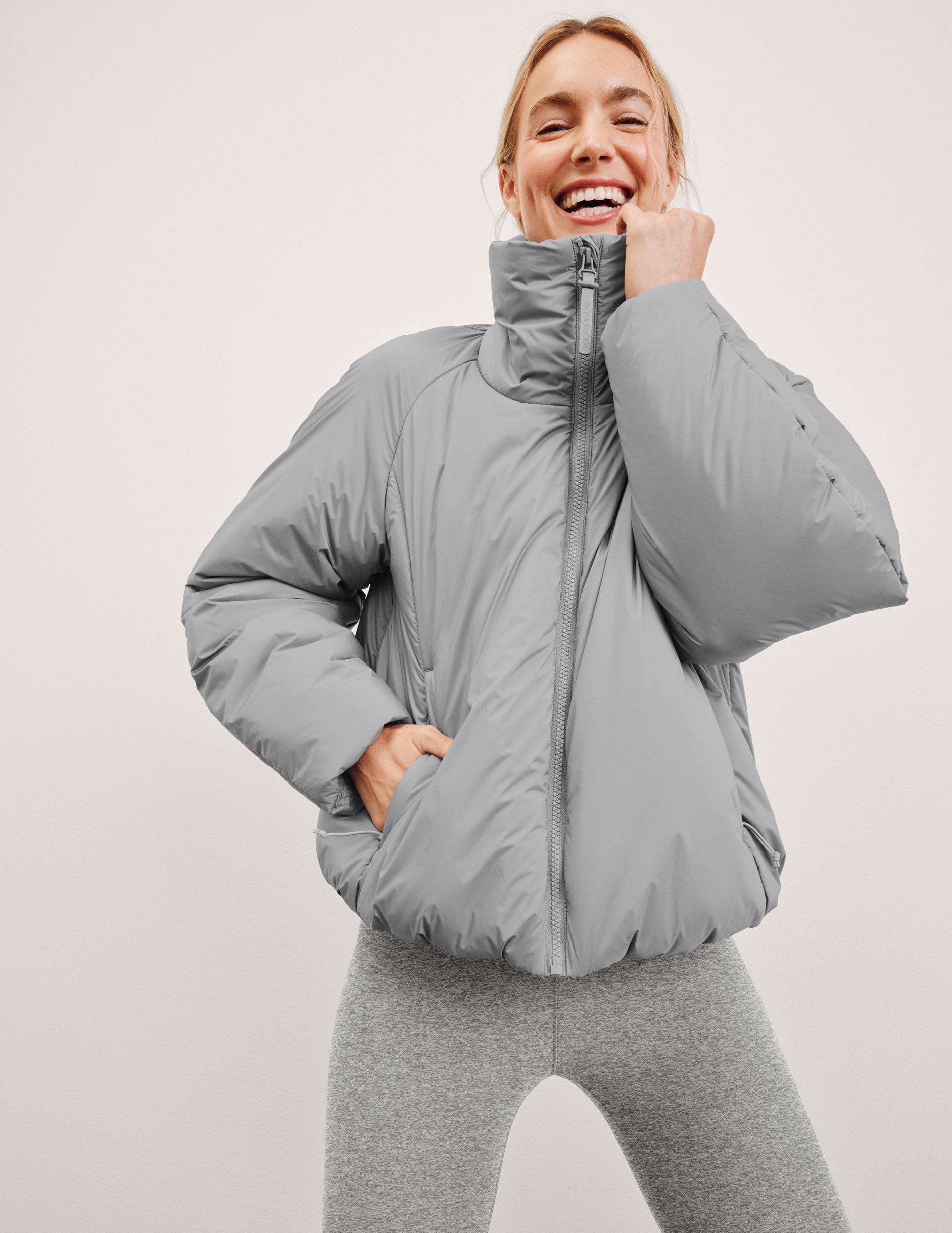 Beyond Yoga Warm Up Puffer Jacket
