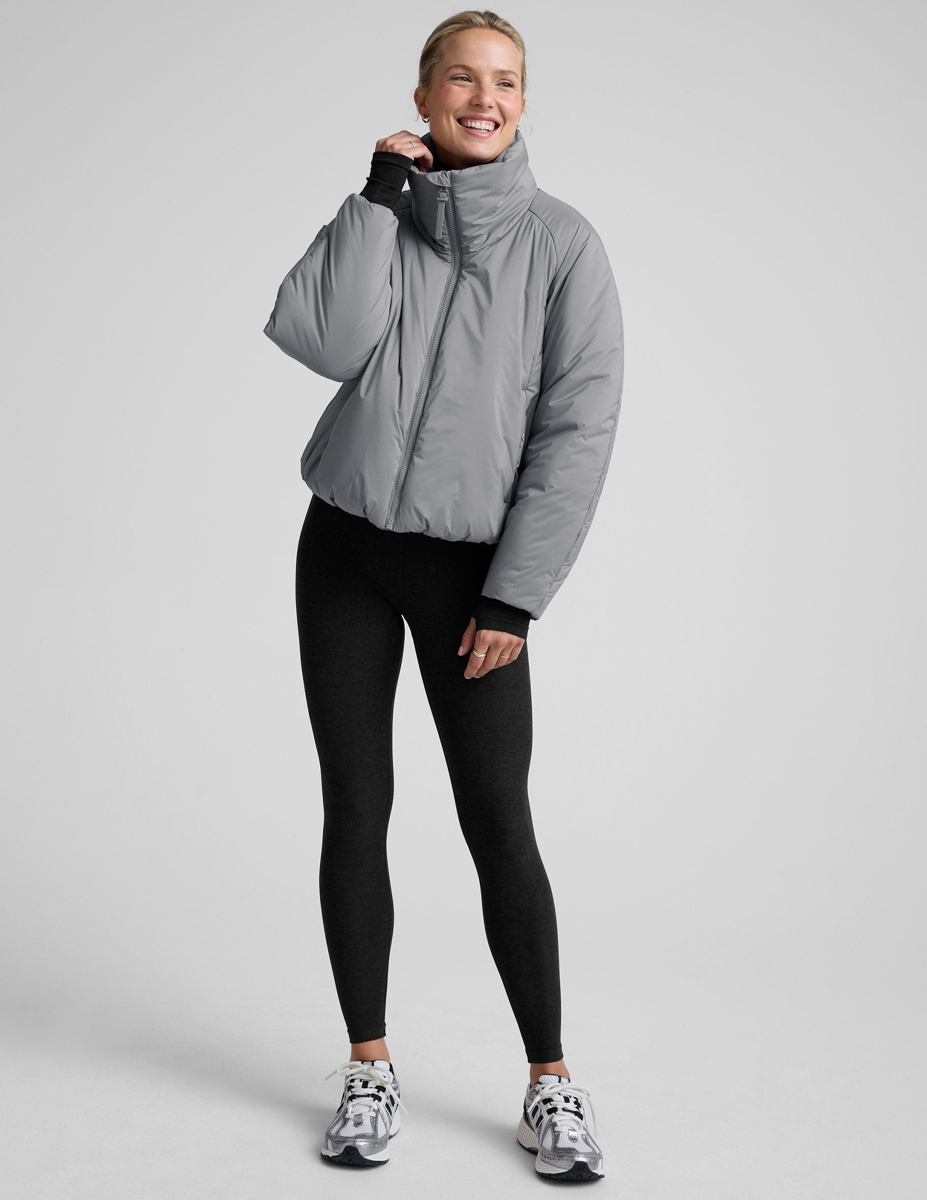 Beyond Yoga Warm Up Puffer Jacket