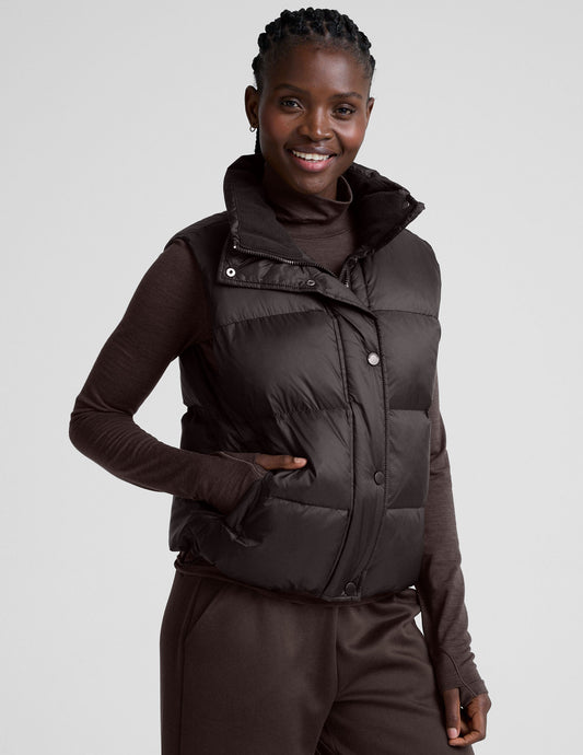 Beyond Yoga Big Cozy Puffer Vest