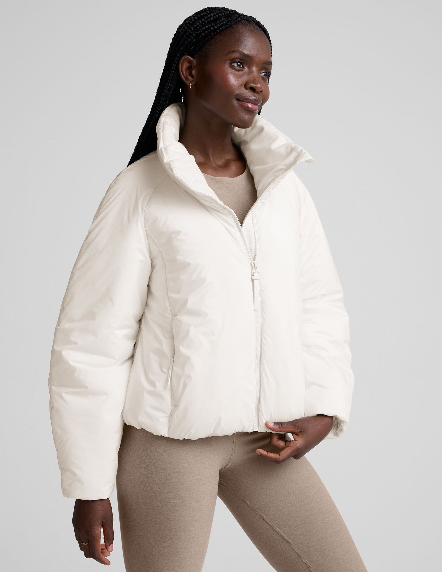 Beyond Yoga Warm Up Puffer Jacket