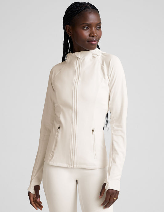 Beyond Yoga Pacer Fleece-Backed Full Zip Jacket