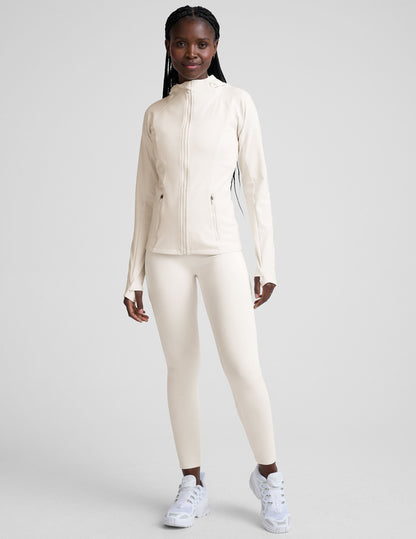 Beyond Yoga Pacer Fleece-Backed Full Zip Jacket