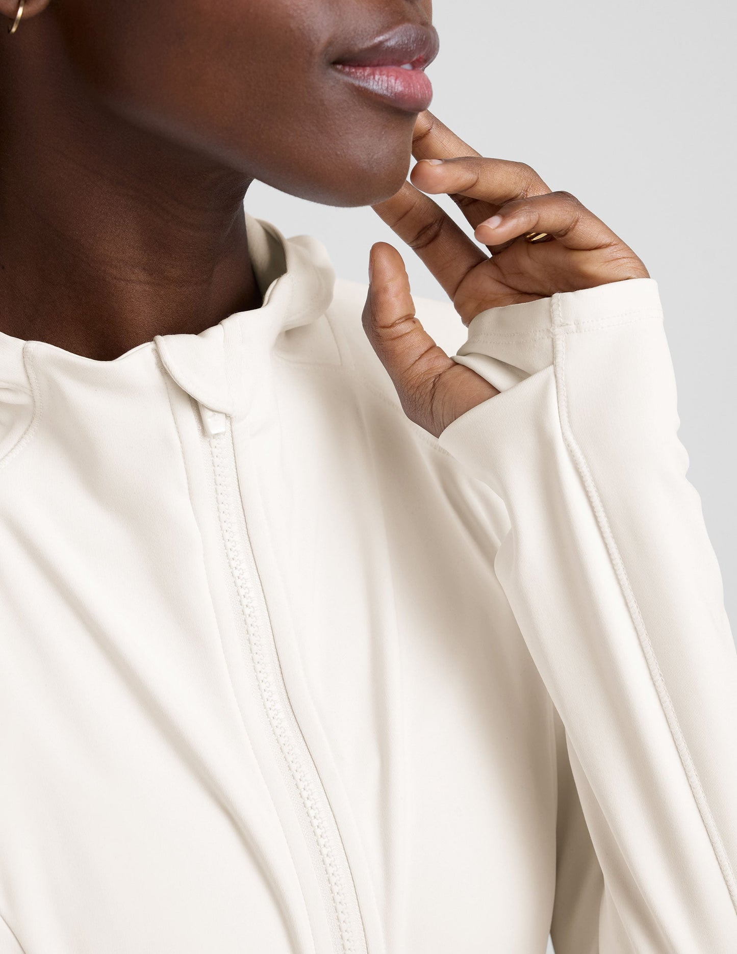 Beyond Yoga Pacer Fleece-Backed Full Zip Jacket