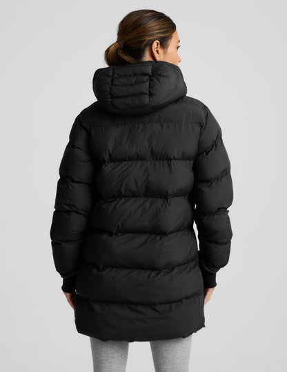 Beyond Yoga Warm Up Mid Length Puffer Jacket