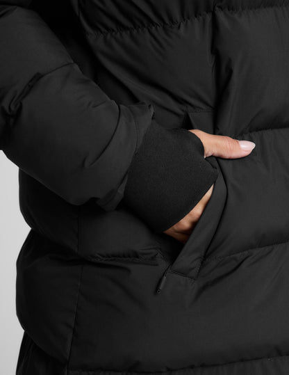 Beyond Yoga Warm Up Mid Length Puffer Jacket