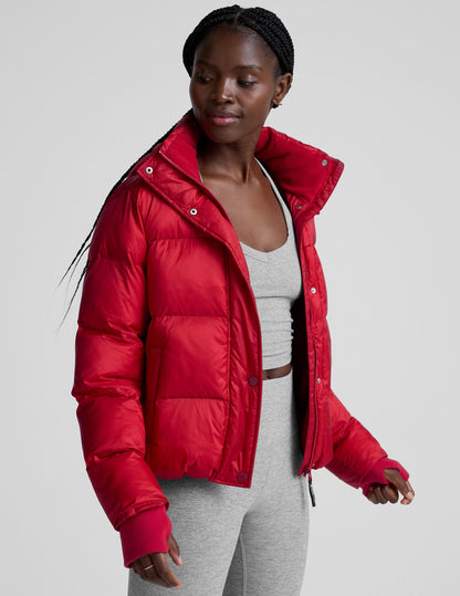 Beyond Yoga Big Cozy Hooded Puffer Jacket