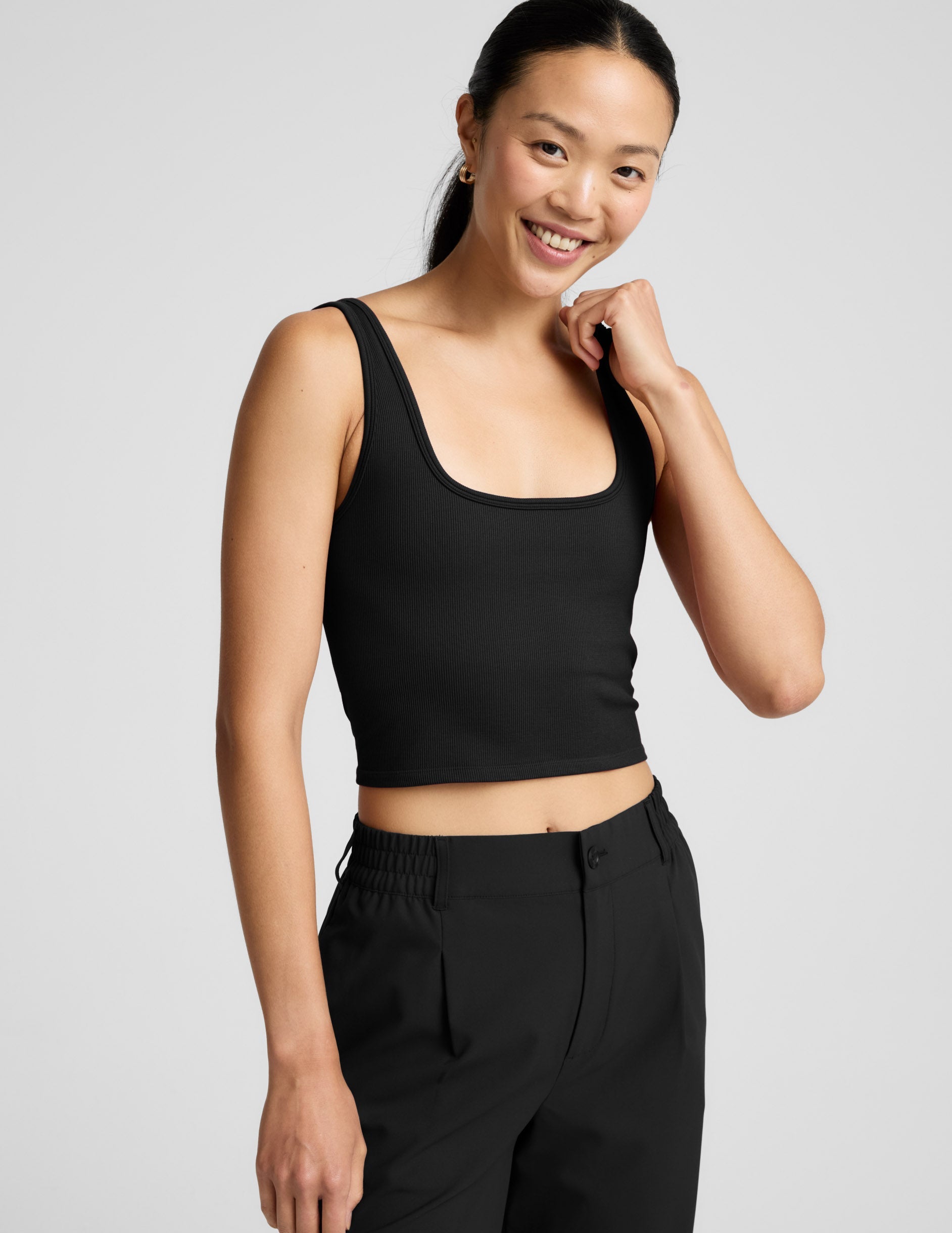 Beyond Yoga Keep It Cool Seamless Cropped Tank