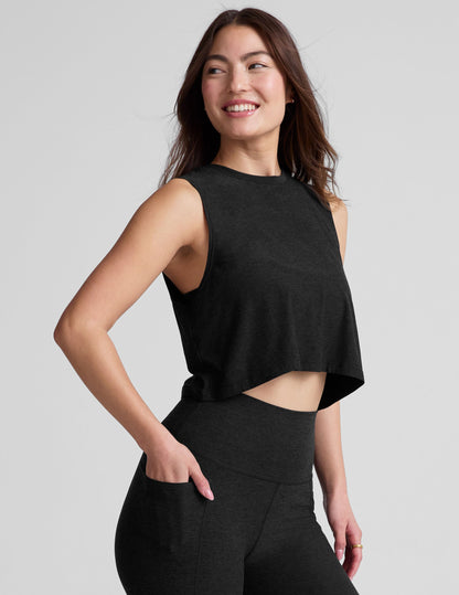 Beyond Yoga Featherweight Minimal Cropped Tank