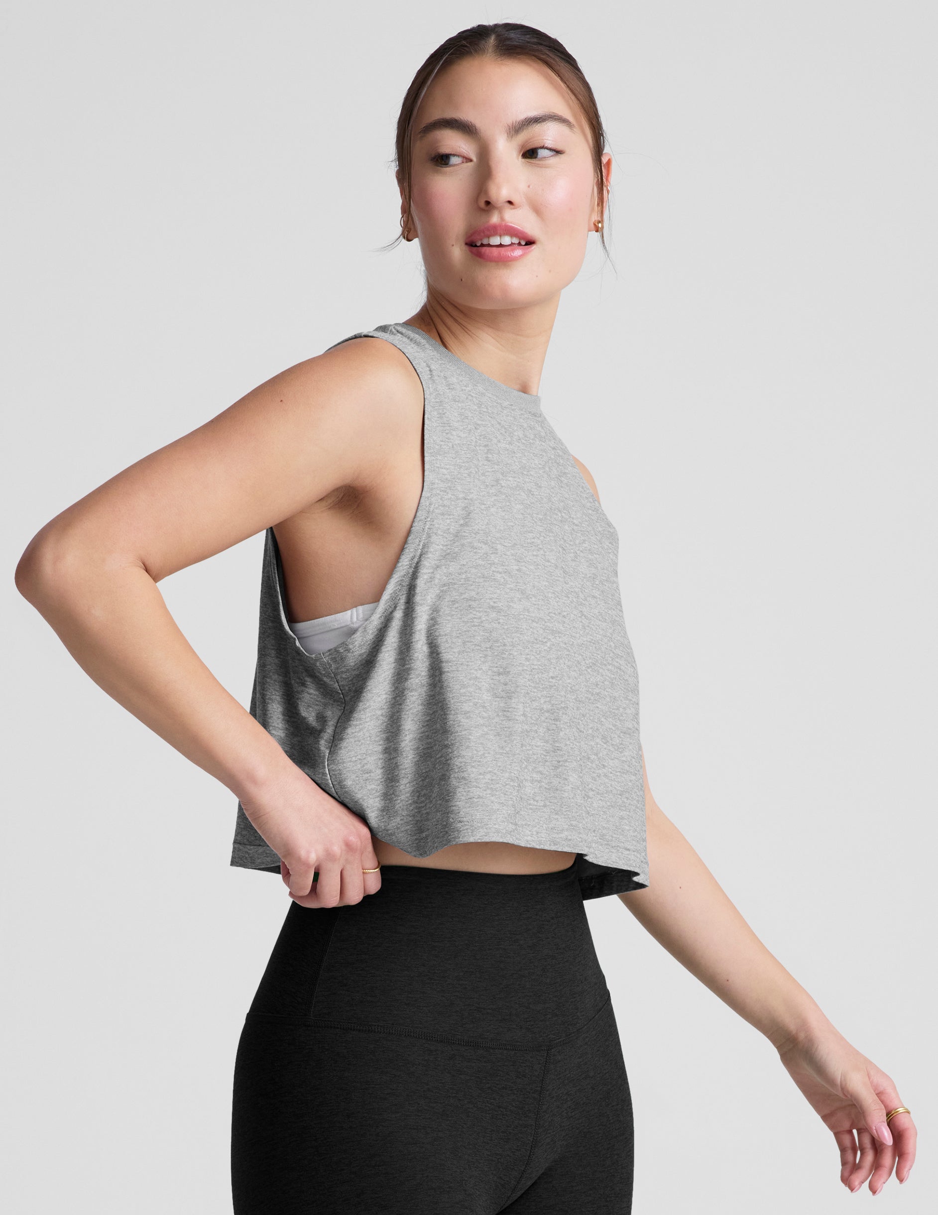Beyond Yoga Featherweight Minimal Cropped Tank