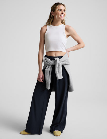 Beyond Yoga On Repeat Rib High Neck Cropped Tank