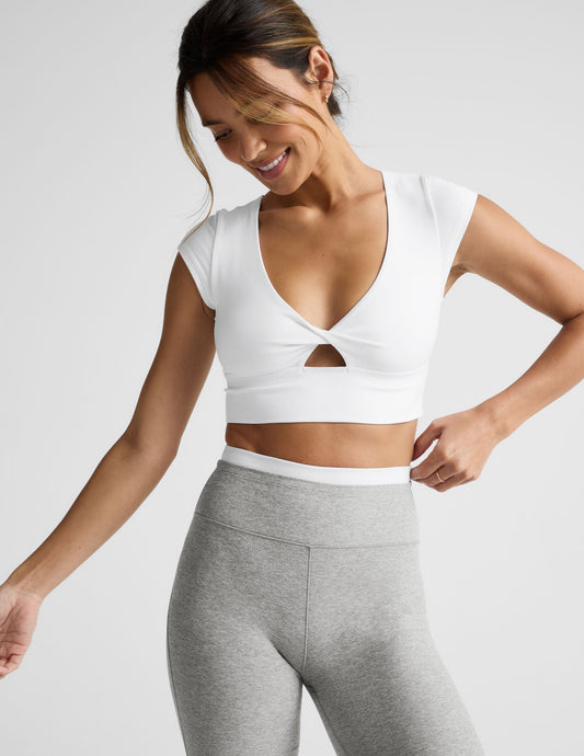 Beyond Yoga Spacedye Get It Twisted Cropped Tee