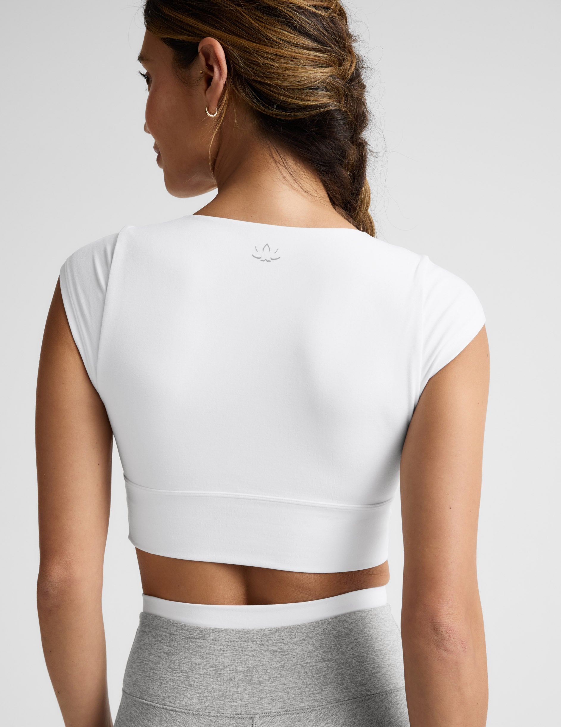 Beyond Yoga Spacedye Get It Twisted Cropped Tee