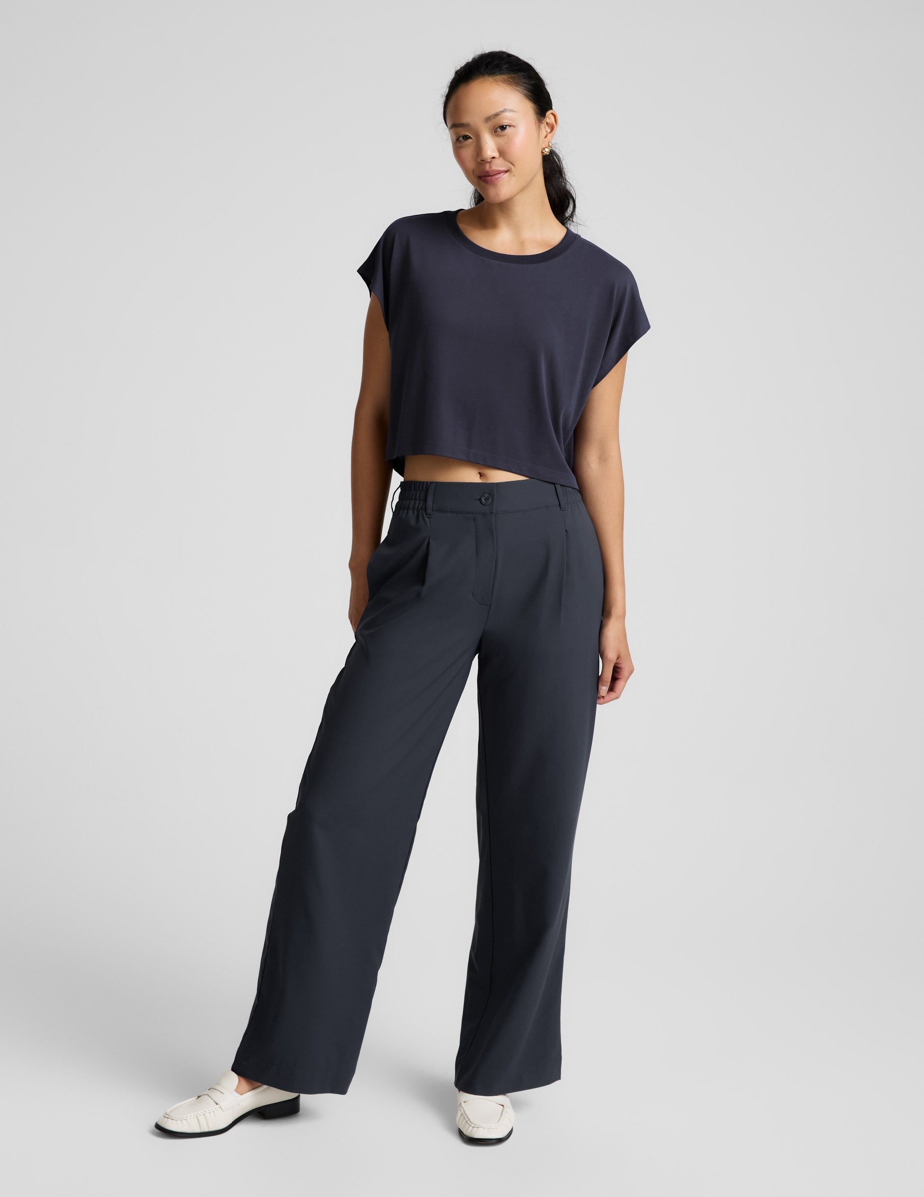 Beyond Yoga Studio Luxe Cropped Tee