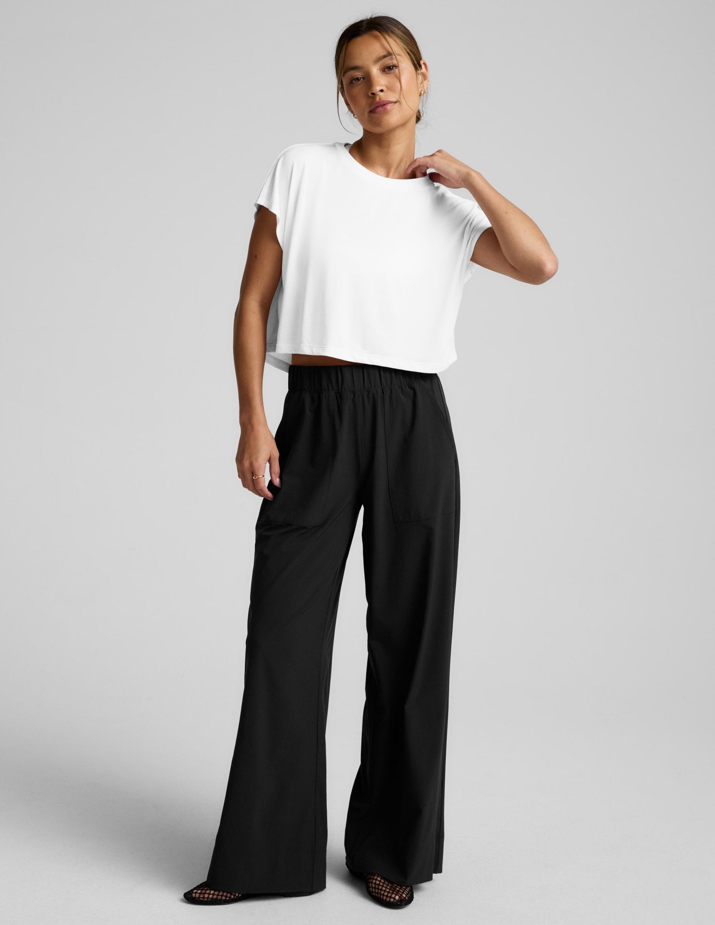 Beyond Yoga Studio Luxe Cropped Tee