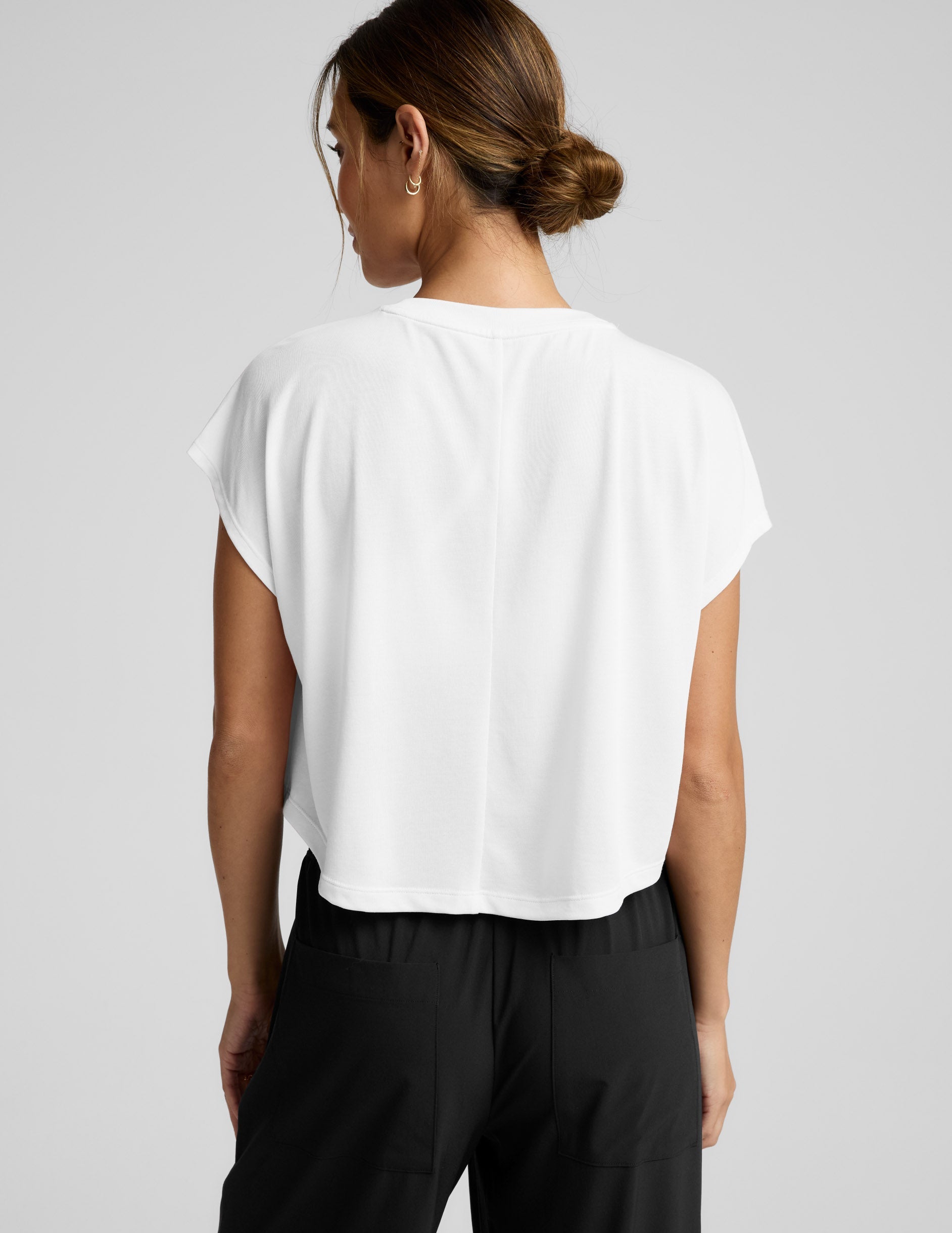Beyond Yoga Studio Luxe Cropped Tee