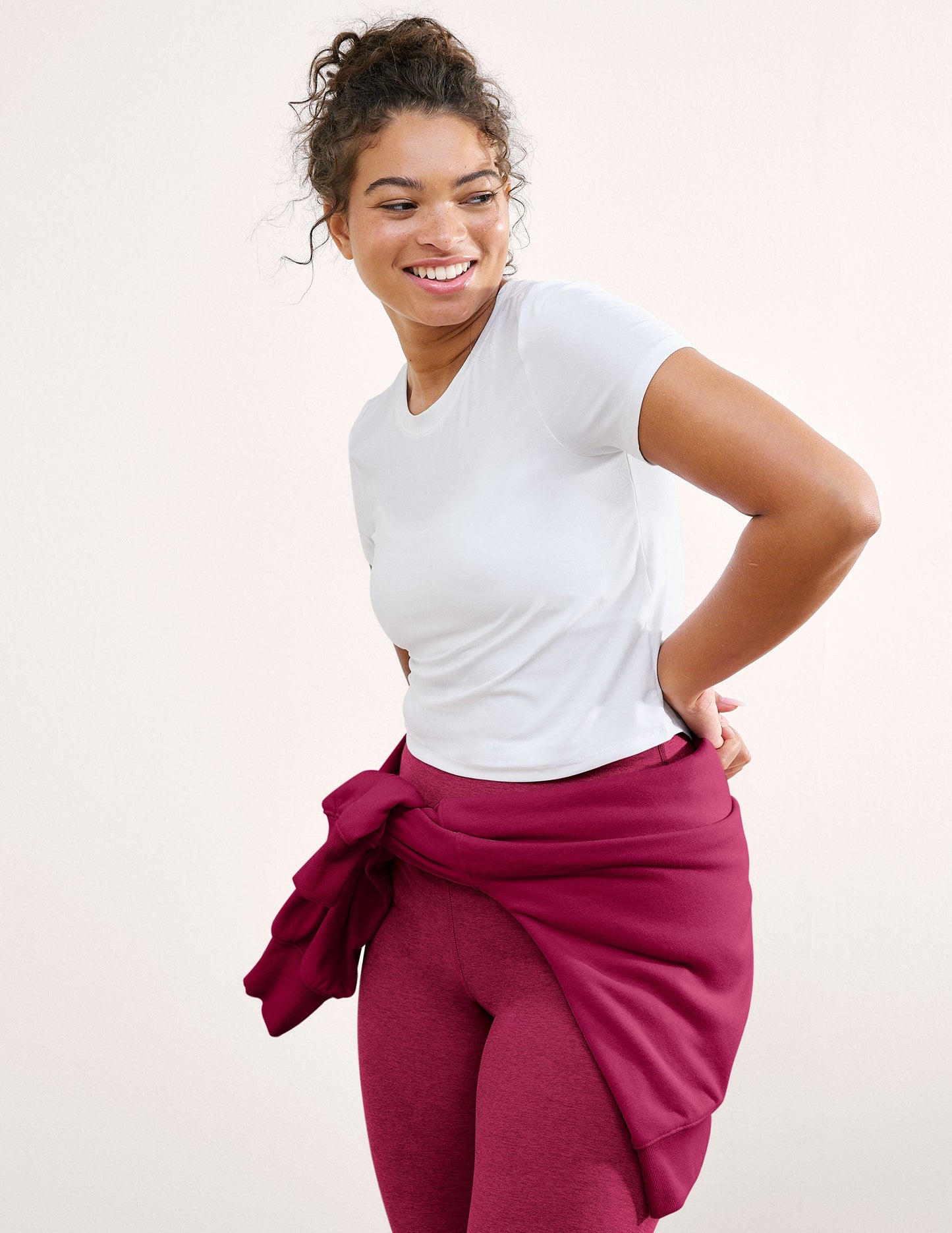 Beyond Yoga Featherweight Cropped Tee
