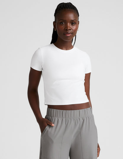 Beyond Yoga Featherweight Cropped Tee