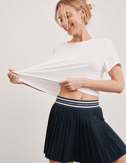 Beyond Yoga Featherweight Supreme Cropped Tee