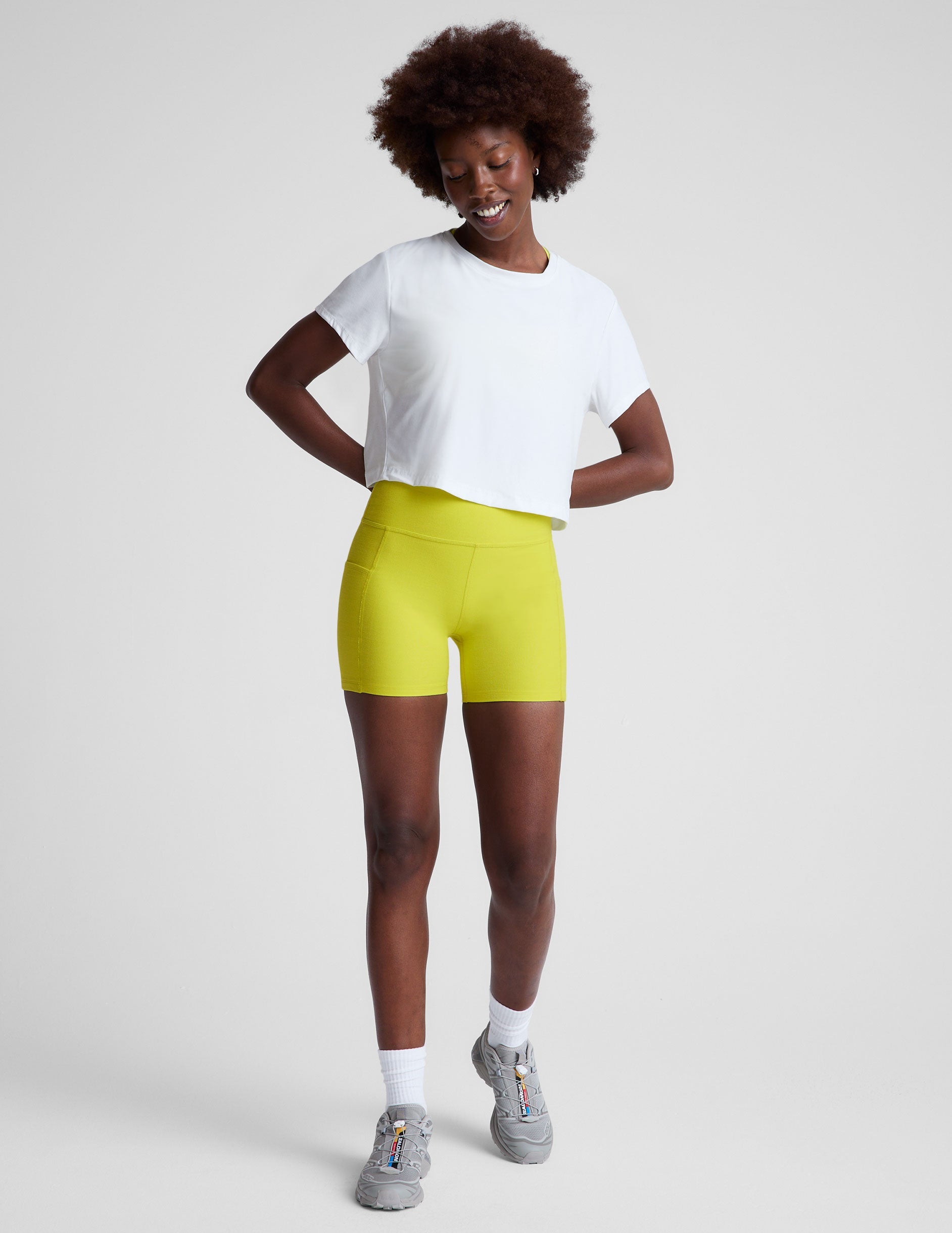 Beyond Yoga Featherweight Supreme Cropped Tee