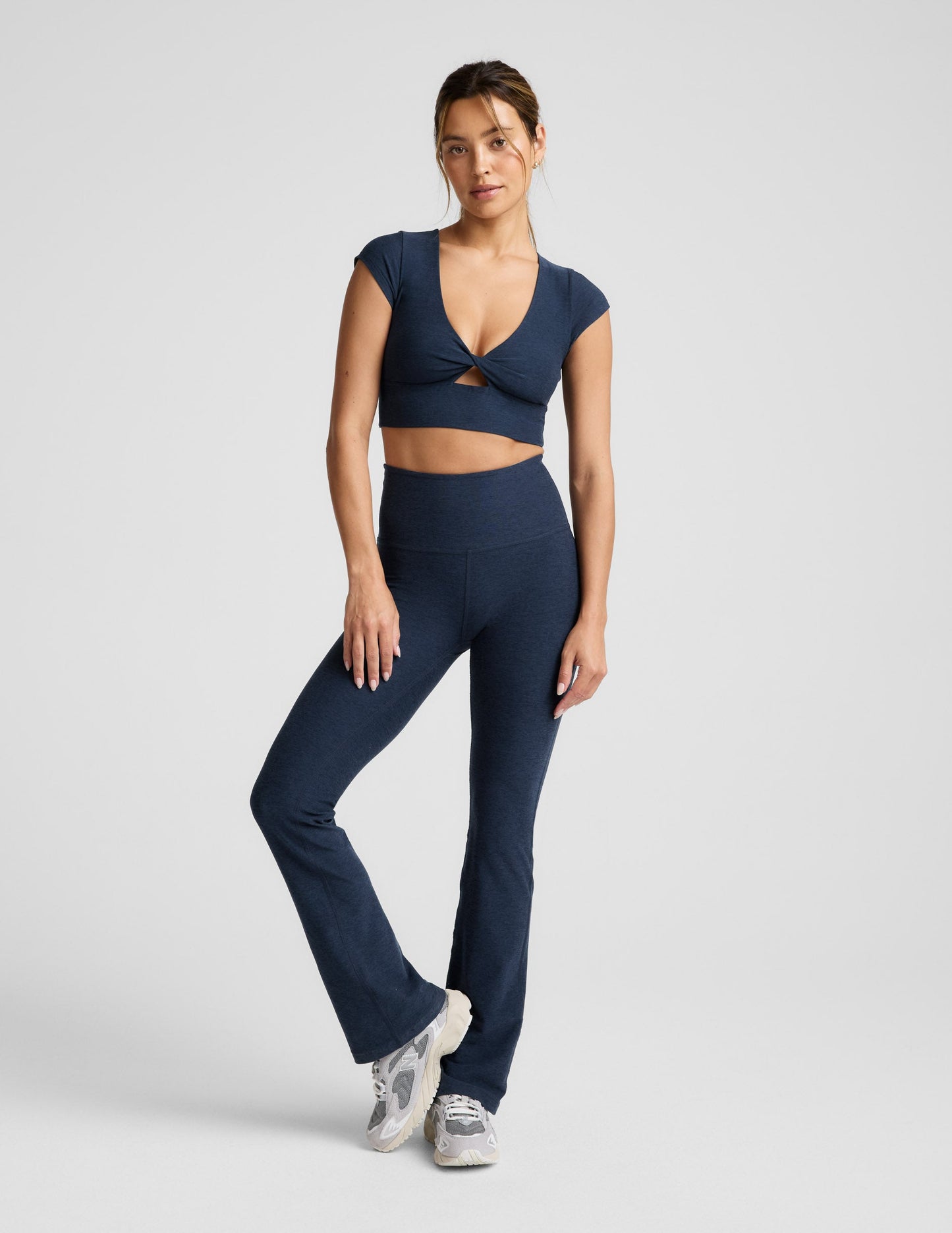 Beyond Yoga Spacedye Get It Twisted Cropped Tee
