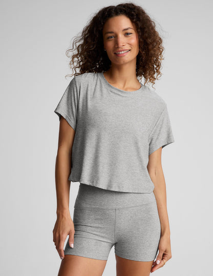 Beyond Yoga Featherweight Supreme Cropped Tee