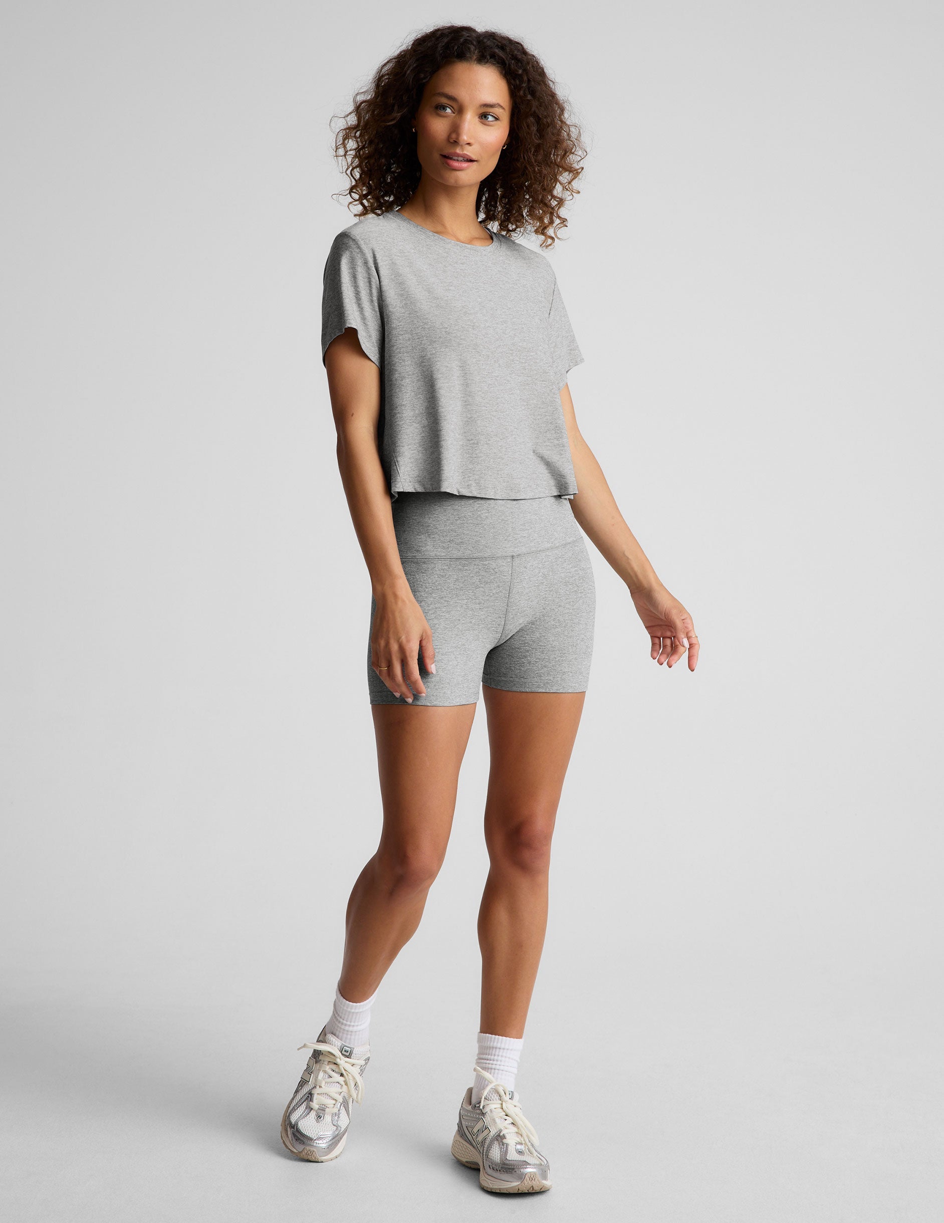 Beyond Yoga Featherweight Supreme Cropped Tee