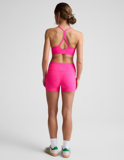 Beyond Yoga Women's 3" Mid-Rise Spacedye Shorts - Pink Glow