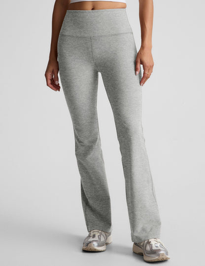 Beyond Yoga High Waisted Bootcut Spacedye Pants - Silver Mist