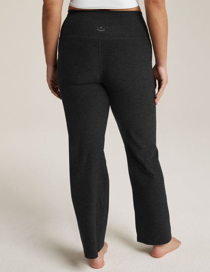 Beyond Yoga High Waisted Boot Cut Spacedye Pants - Darkest Night