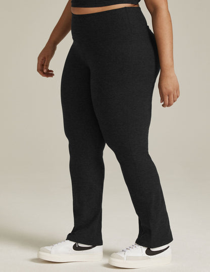 Beyond Yoga High Waisted Boot Cut Spacedye Pants - Darkest Night
