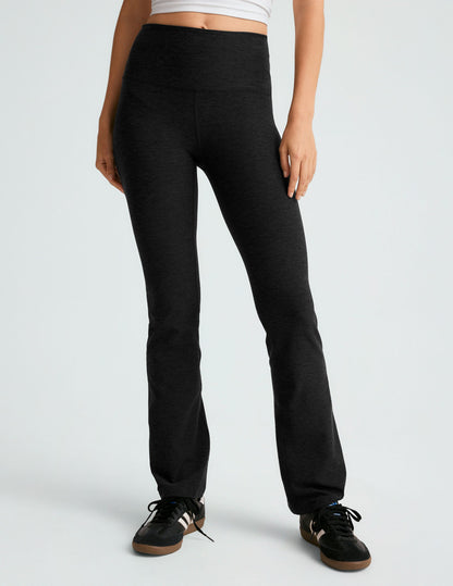 Beyond Yoga High Waisted Boot Cut Spacedye Pants - Darkest Night