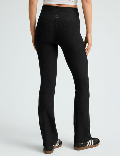 Beyond Yoga High Waisted Boot Cut Spacedye Pants - Darkest Night