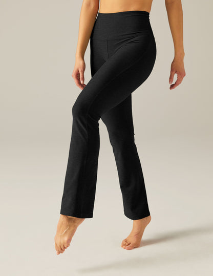 Beyond Yoga High Waisted Boot Cut Spacedye Pants - Darkest Night