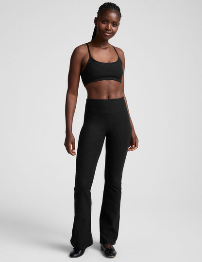 Beyond Yoga Women's Mid-Rise Bootcut Spacedye Pant - Black