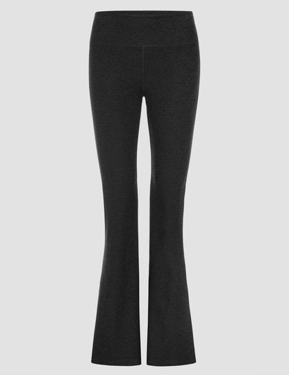 Beyond Yoga Women's Mid-Rise Bootcut Spacedye Pant - Black