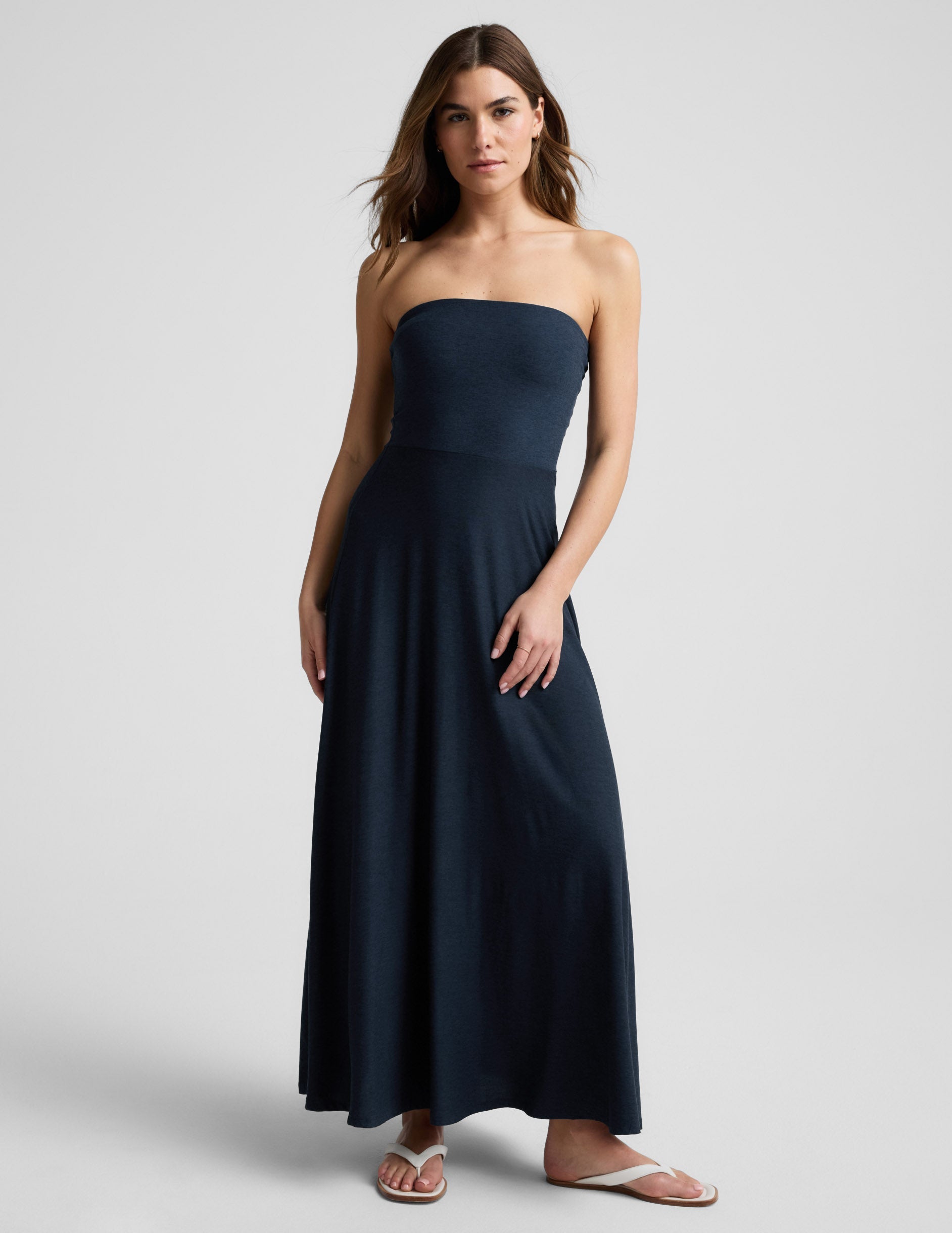 Beyond Yoga Featherweight Strapless Maxi Dress