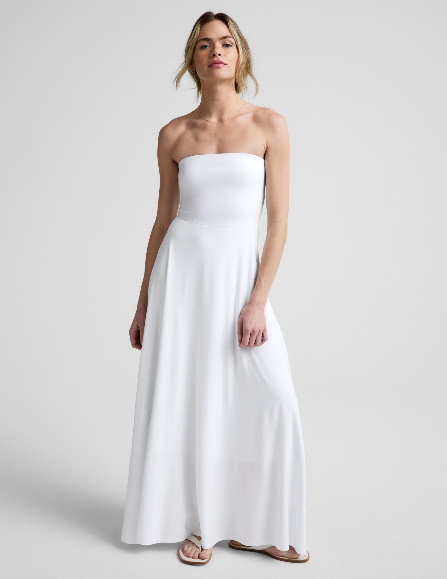 Beyond Yoga Featherweight Strapless Maxi Dress