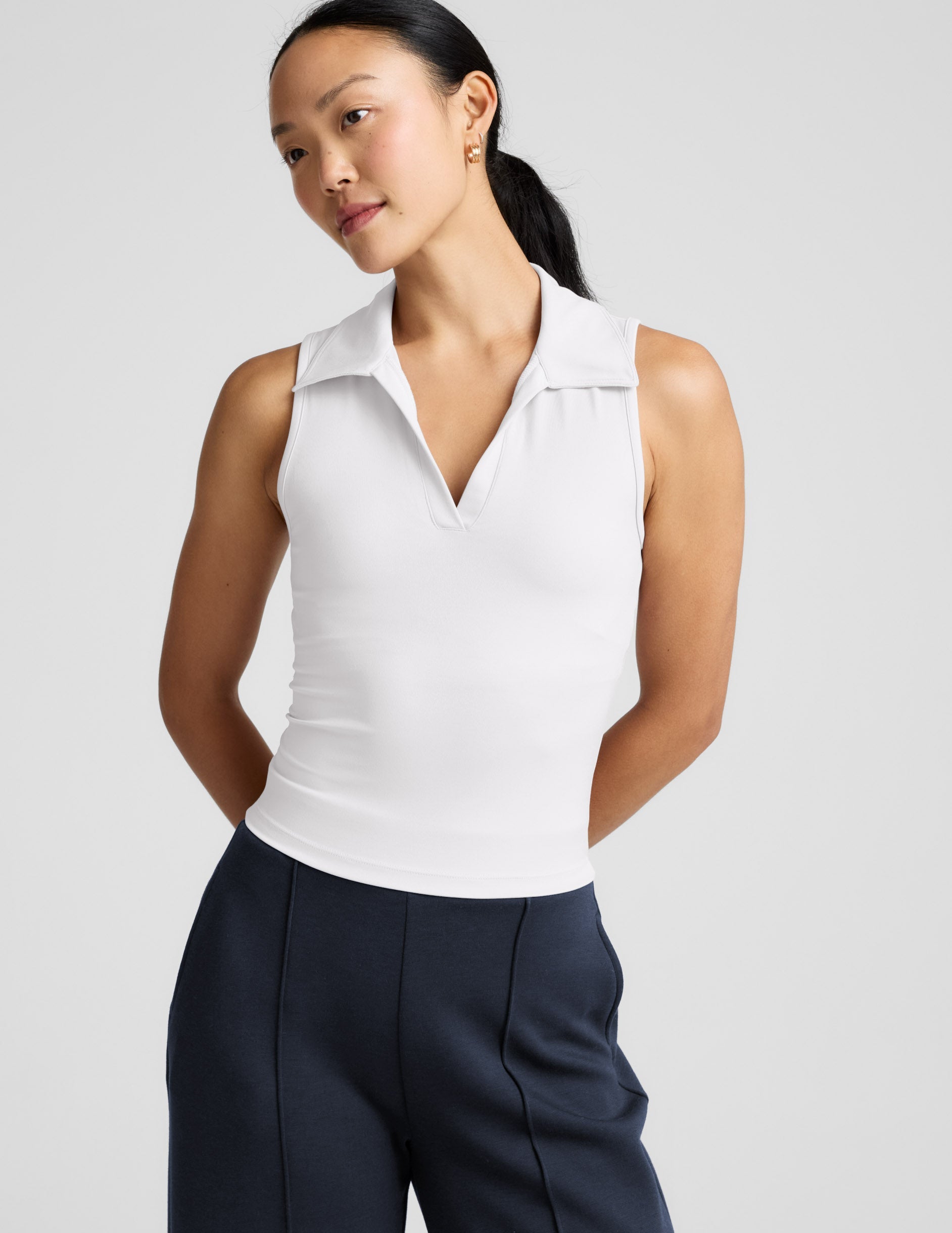 Beyond Yoga Sport Active Polo Tank