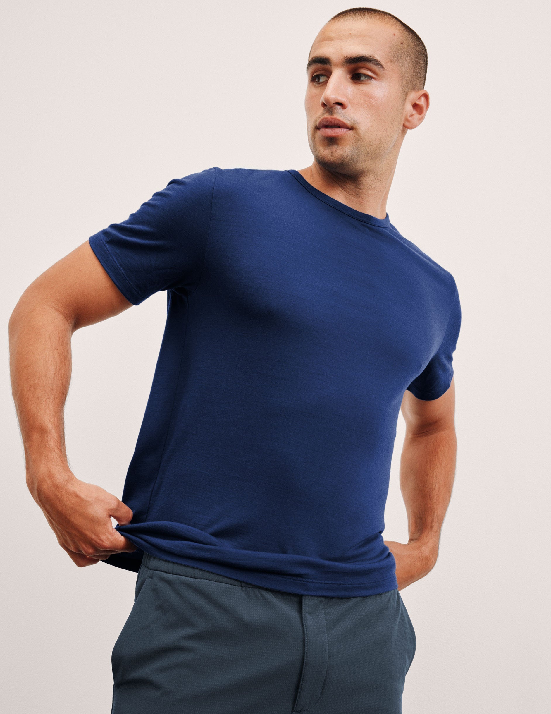 Beyond Yoga Warm Wick Merino Wool Short Sleeve Crew