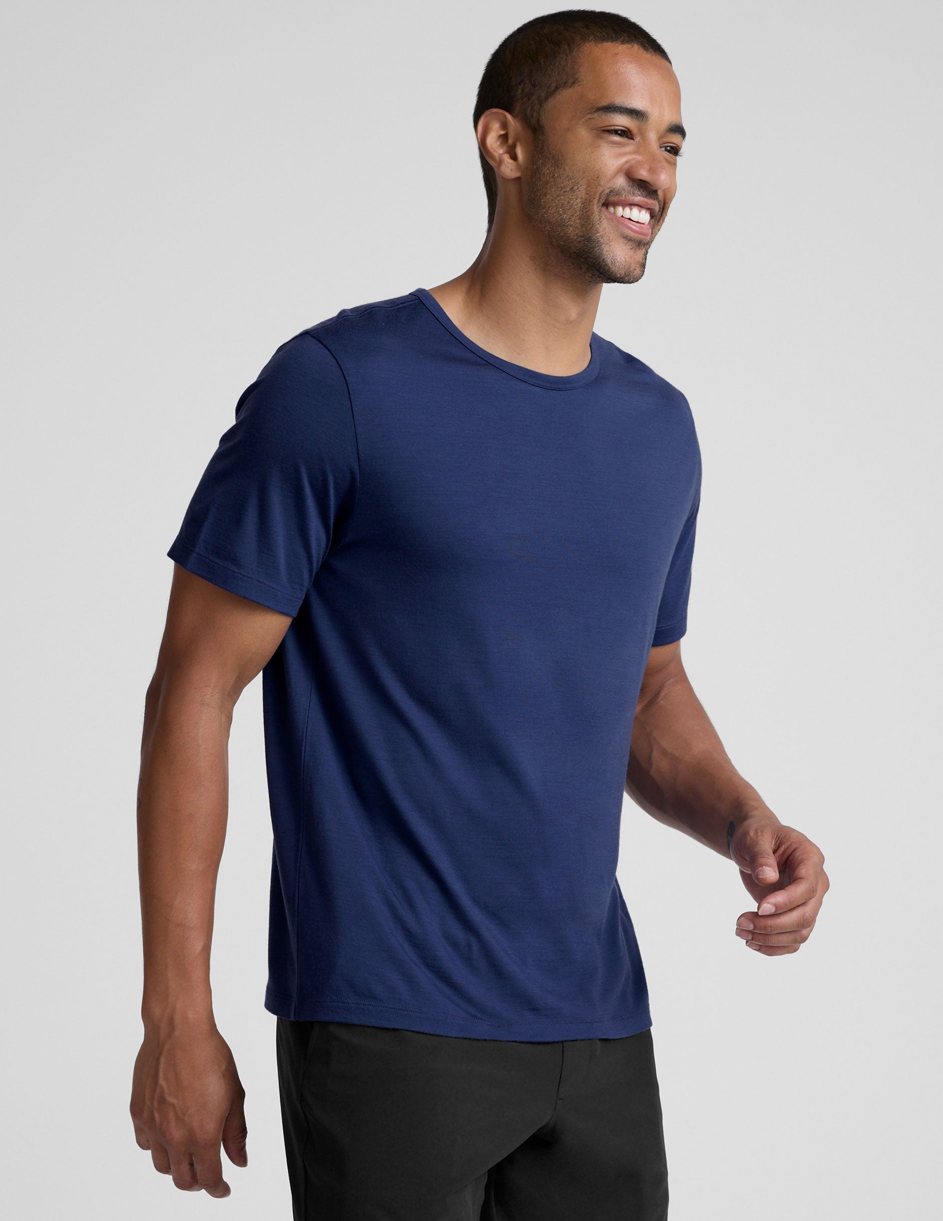 Beyond Yoga Warm Wick Merino Wool Short Sleeve Crew