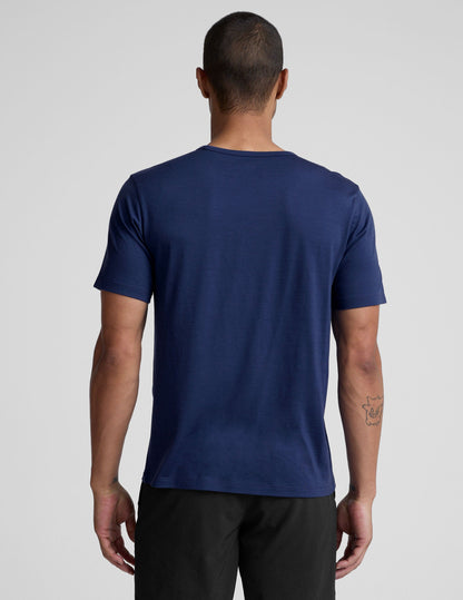 Beyond Yoga Warm Wick Merino Wool Short Sleeve Crew