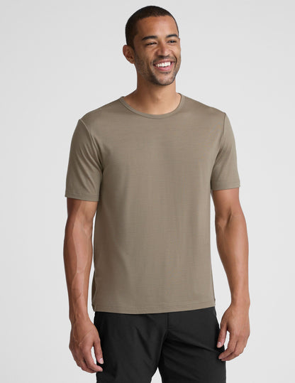 Beyond Yoga Warm Wick Merino Wool Short Sleeve Crew