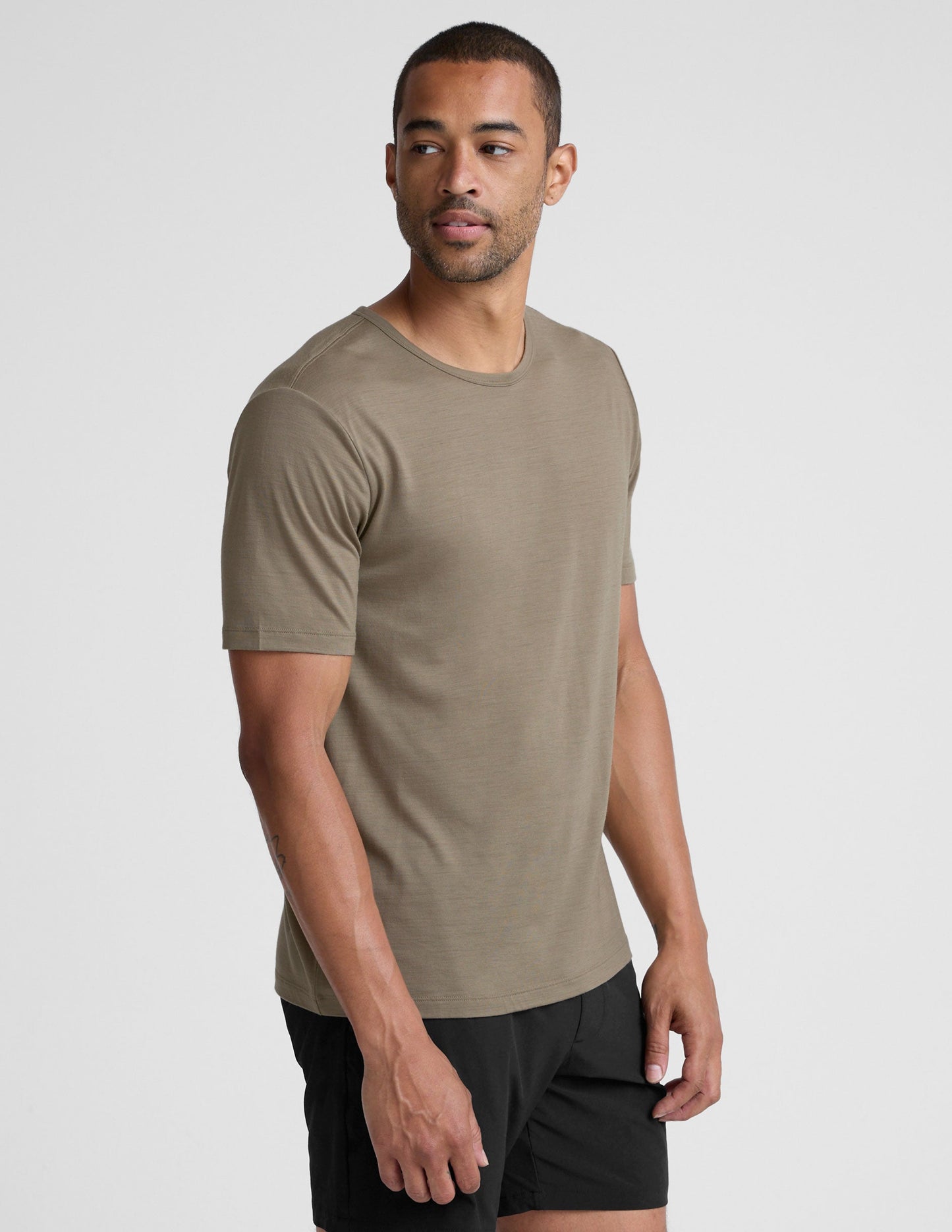 Beyond Yoga Warm Wick Merino Wool Short Sleeve Crew
