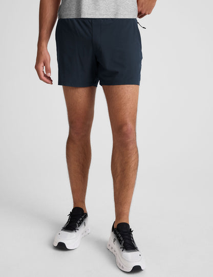 Beyond Yoga Men's 5 Inch Lined Running Pivotal 2.0 Shorts - Navy