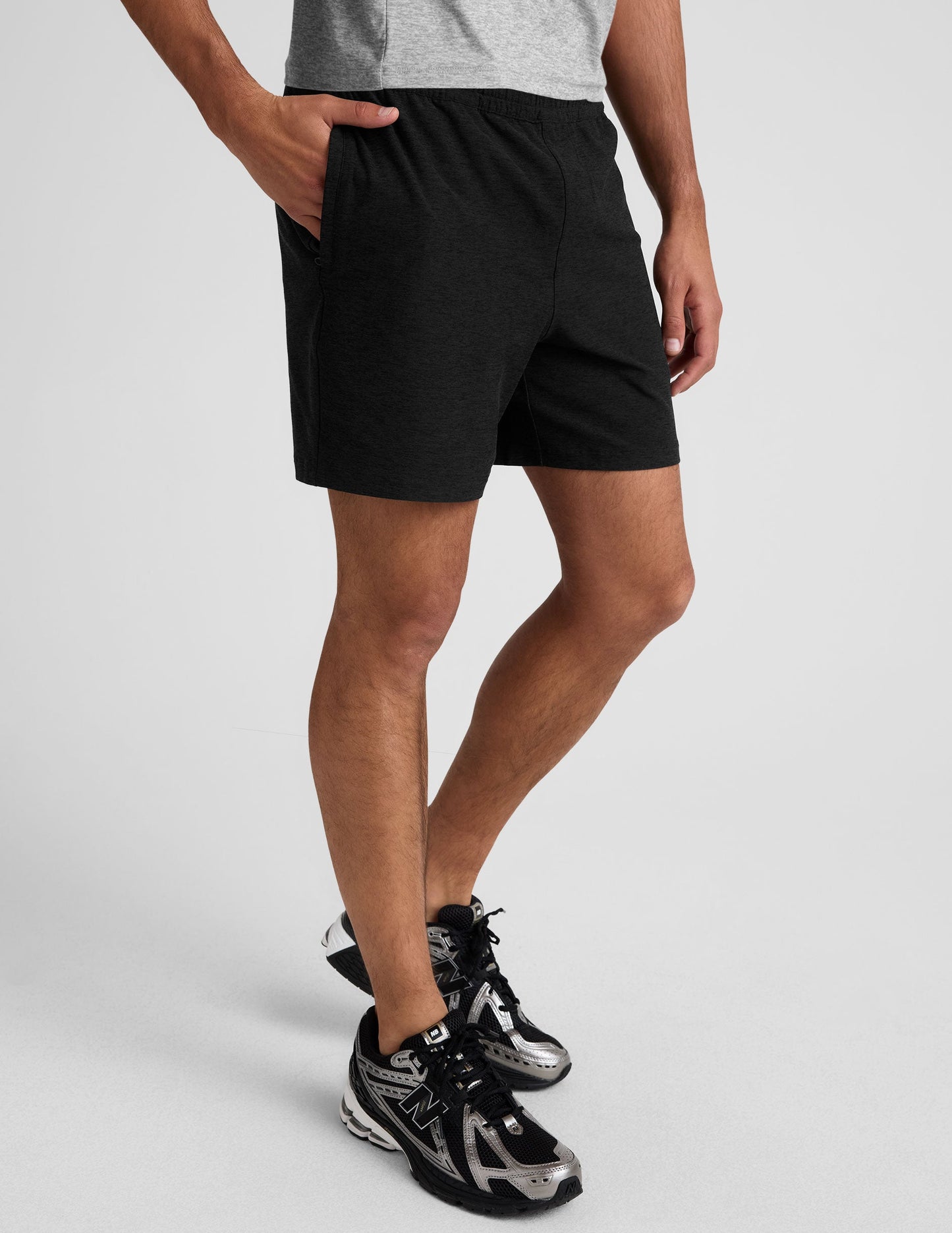 Beyond Yoga Men's 7-Inch Inseam Spacedye Shorts - Darkest Night
