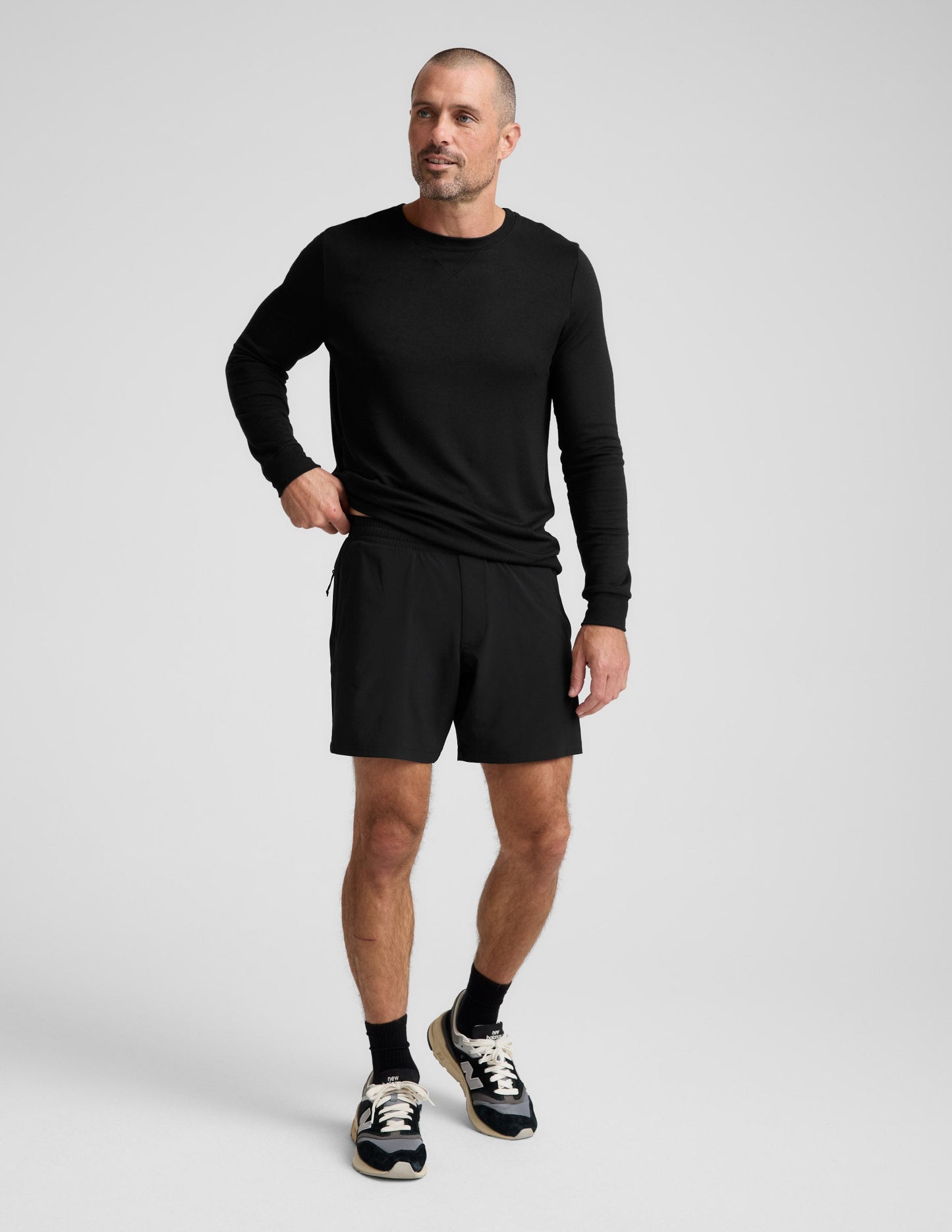 Beyond Yoga Men's Lined Running Pivotal 2.0 Shorts - Black