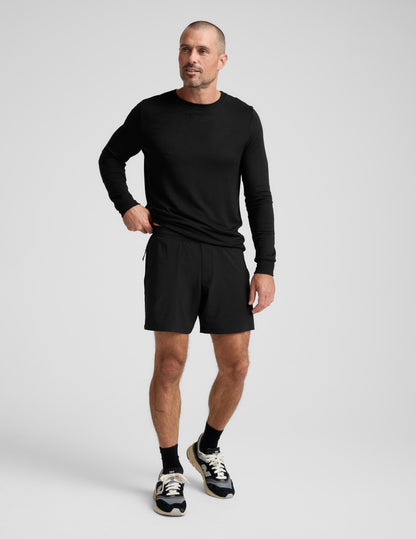 Beyond Yoga Men's Lined Running Pivotal 2.0 Shorts - Black