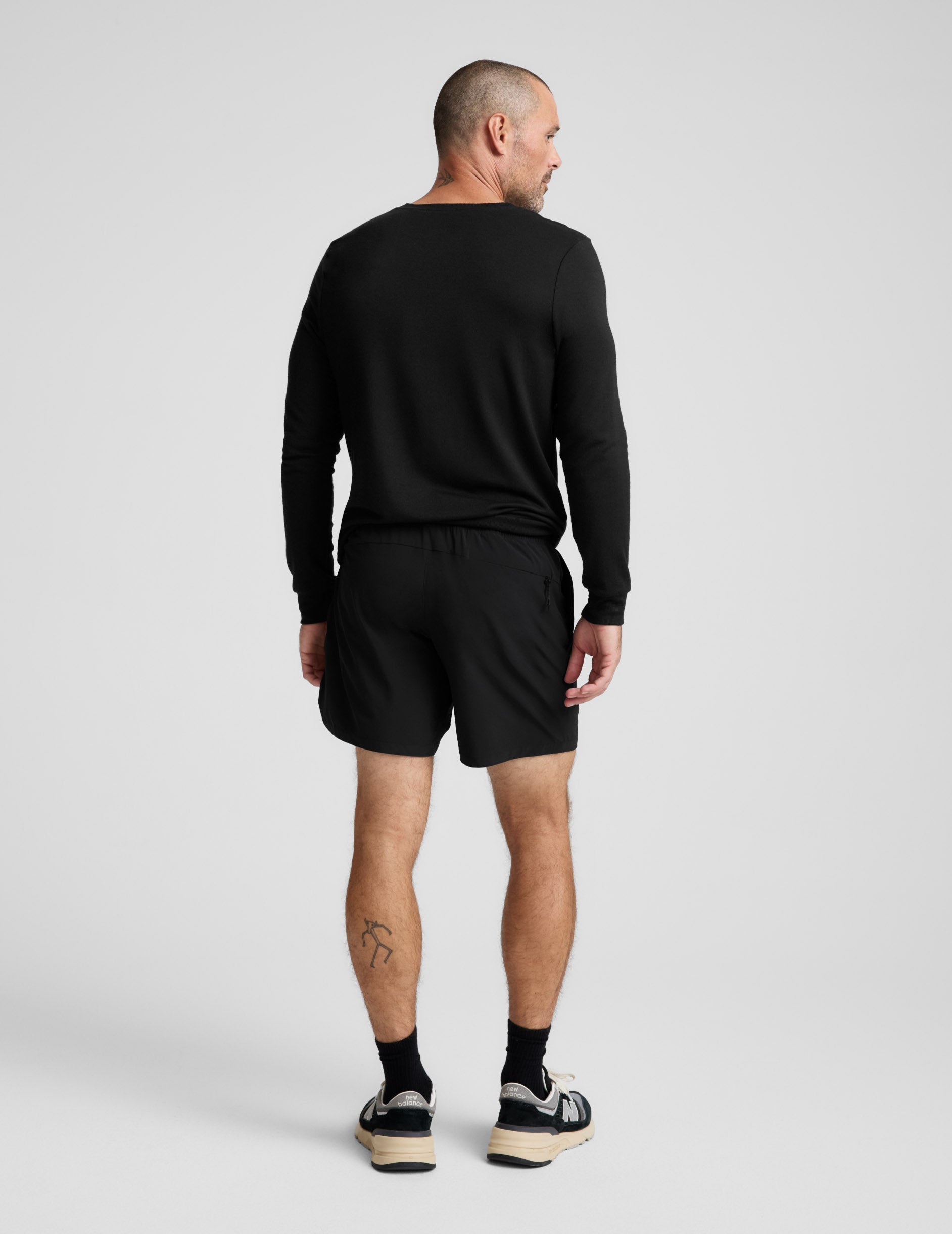 Beyond Yoga Men's Lined Running Pivotal 2.0 Shorts - Black