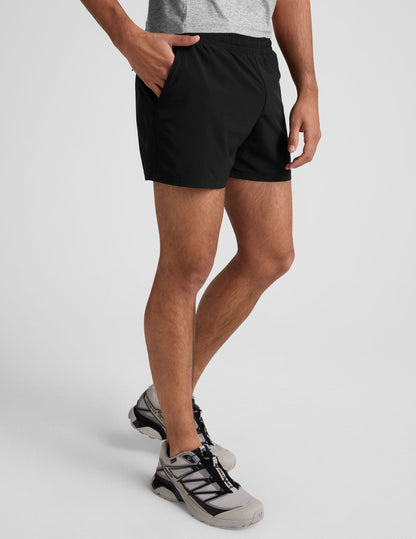 Beyond Yoga Men's 5" Lined Running Pivotal 2.0 Shorts - Black